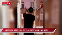 Rastgele ateş edip sosyal medyada paylaştı