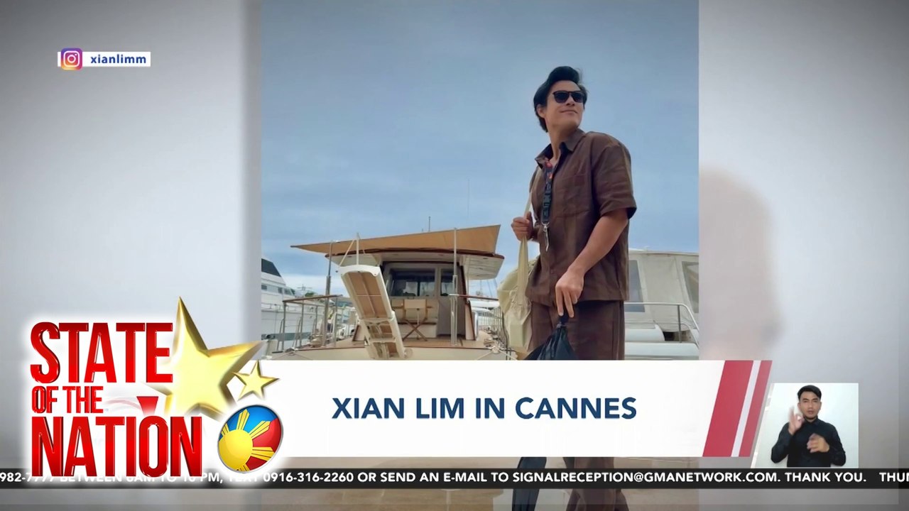 Entertainment Spotlight | Xian Lim in Cannes; "EDSA" by Pablo; Atbp. (May 16, 2024 report) | SONA