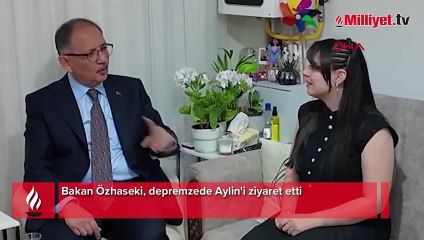 Aylin Karakuş'u ziyaret eden Bakan Özhaseki ve eşi gözyaşlarını tutamadı
