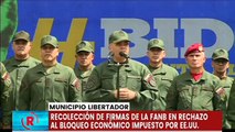 Caracas | FANB recolecta firmas para exigir fin de las sanciones de Estados Unidos Contra Venezuela