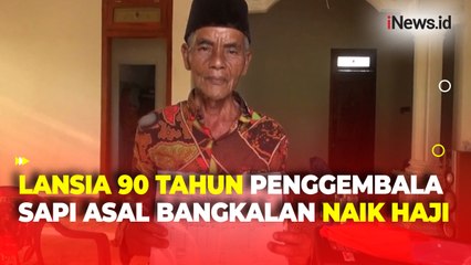 Sosok Muhtaram,  Lansia 90 Tahun Penggembala Sapi asal Bangkalan yang Berangkat Haji
