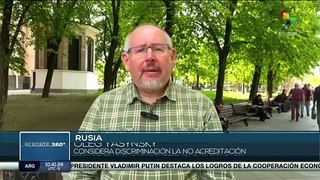 Rusia define como discriminatoria la no acreditación de su delegación