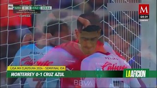 Cruz Azul vence por la mínima a Rayados y tiene la ventaja en la semifinal del Clausura 2024