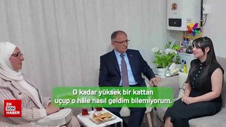Mehmet Özhaseki'den depremzede Aylin Karakuş'a ziyaret