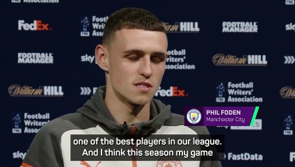 Foden wants to keep evolving at Man City after FWA award