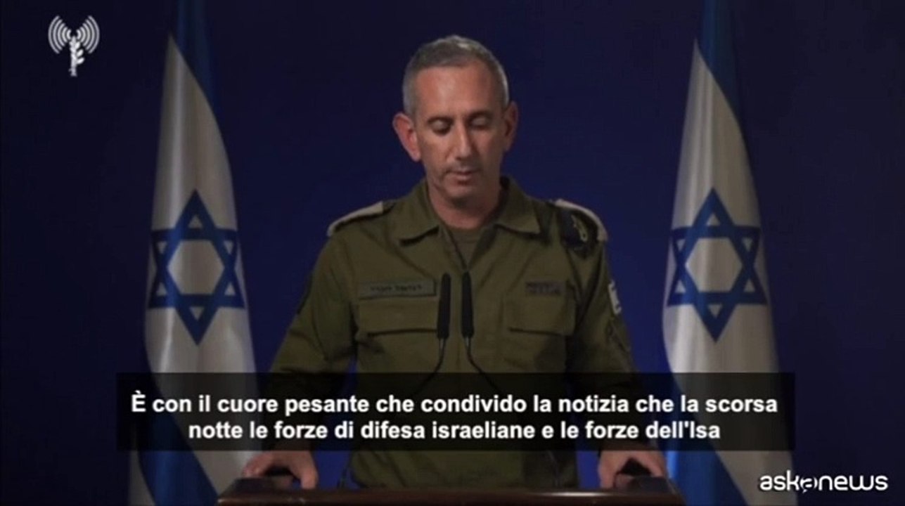 Israele: recuperati i corpi di tre ostaggi uccisi da Hamas