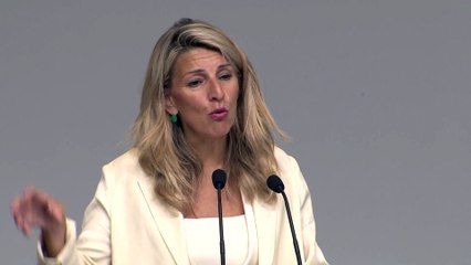 Yolanda Díaz contra Milei: lo acusó de ser un "generador de odio"