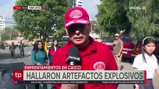 Hallan artefactos explosivos en la zona de enfrentamientos por tierras en Caico
