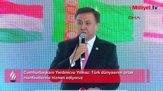 Cumhurbaşkanı Yardımcısı Yılmaz: Türk dünyasının ortak menfaatlerine hizmet ediyoruz