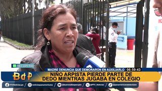 Talentoso niño arpista pierde parte de dedo de la mano mientras jugaba en su colegio en VMT