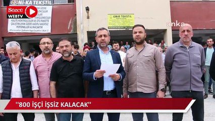 Malatya'da tekstil atölyeleri boşaltılmak istenen firma sahipleri: 800 işçi işsiz kalacak