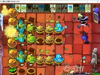 植物大战僵尸杂交版精灵菇挑战5