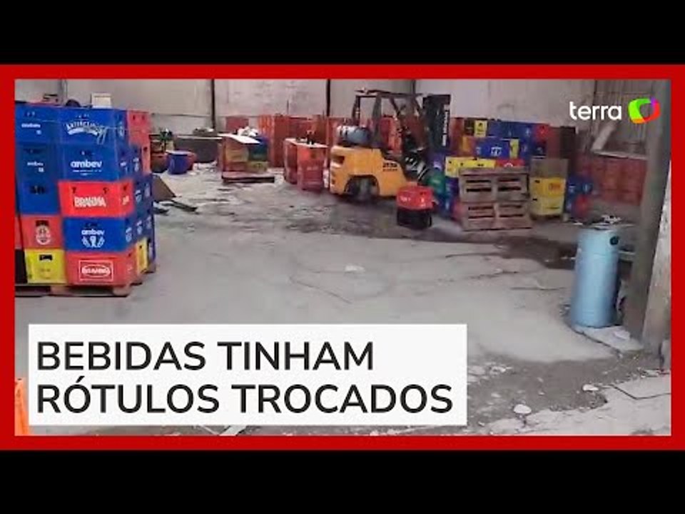 Polícia descobre e fecha fábrica de cerveja falsificada em SP; 20 são presos