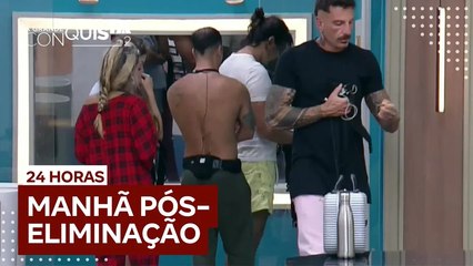 Conquisteiros acordam após noite tensa e eliminação de Baronesa  | A Grande Conquista