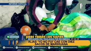 ¡Cinismo en su máxima expresión!: Cae alias “Yo no Fui” con 10 sacos de marihuana