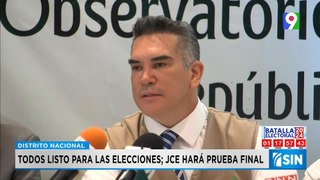 JCE hará prueba final para elecciones del domingo | Primera Emisión SIN