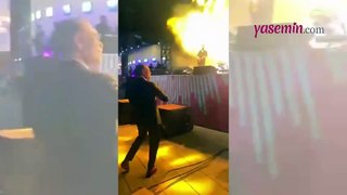 Erdal Beşikçioğlu, kutlamalara katıldı! Melek Mosso konserinde böyle dans etti