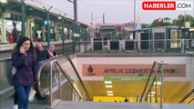 Marmaray'da intihar! Bir anda kendini raylara bıraktı