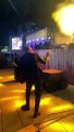 Erdal Beşikçioğlu, gençlik festivali düzenledi: Melek Mosso karşısında böyle dans etti