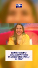 México está de luto por el fallecimiento de Verónica Toussaint