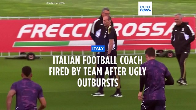 Juventus axe coach Massimiliano Allegri over referee flare-up in Italian Cup final