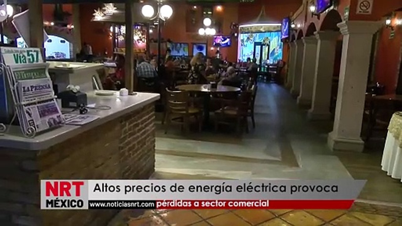 Altos precios de energía eléctrica provoca pérdidas a sector comercia
