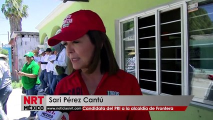 la candidata del PRI, Sari Pérez intensifica su campaña día con día