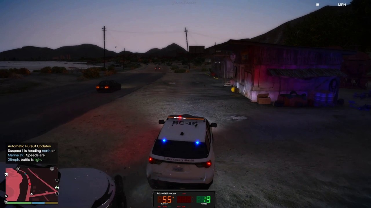 Underglow Neon Pursuit (GTA 5 LSPDFR)