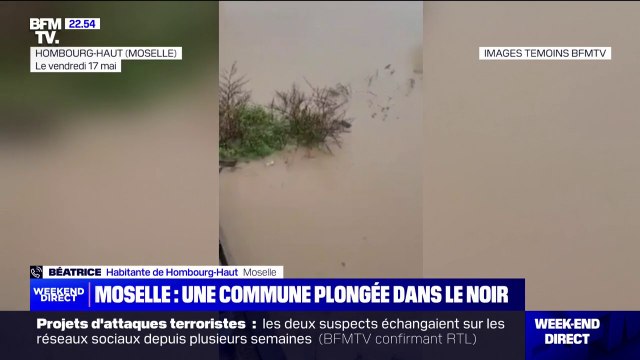 Inondations en Moselle: J'ai un mètre d'eau dans la maison, tout est détruit raconte Béatrice, habitante de Hombourg-Haut