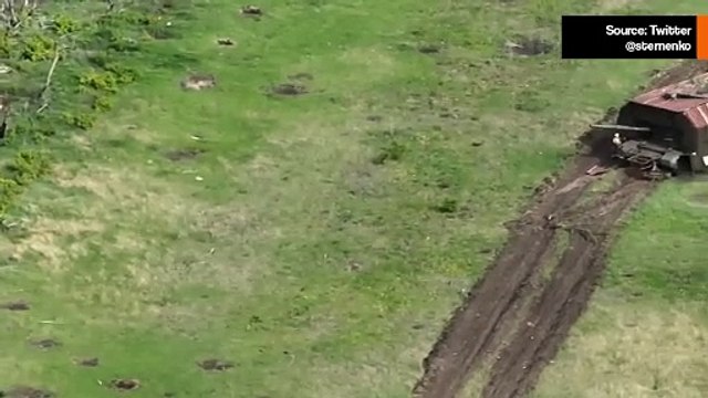 ロシア、「タートルタンク」を導入し、ウクライナとの戦争で車両をドローンから守る