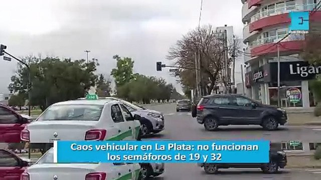 Caos vehicular en La Plata
