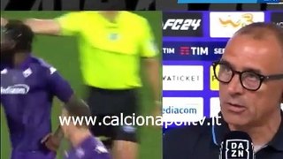 Fiorentina-Napoli 2-2 17/5/24 intervista post-partita Francesco Calzona