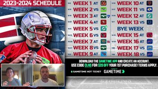 Patriots Schedule Release! | Patriots First and Goal