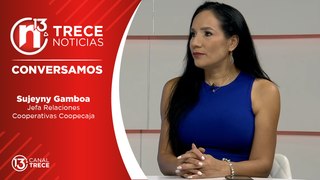 Sujeyny Gamboa, jefa Relaciones Cooperativas Coopecaja | Conversamos 20 mayo 2024.