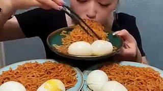 Asmr food eating ] woman eating challeng ] Food eating Challenge