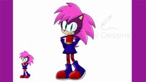 COMMENT DESSINER SONIA THE HEDGEHOG FACILEMENT