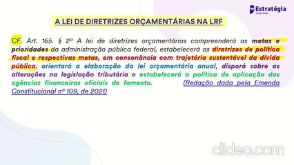 A61 LC 101 (LRF) Parte 3 - Lei de Responsabilidade Fiscal AFO