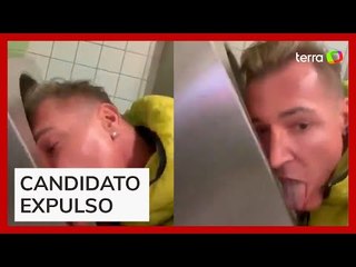 Político alemão lambe vasos sanitários e é expulso do partido