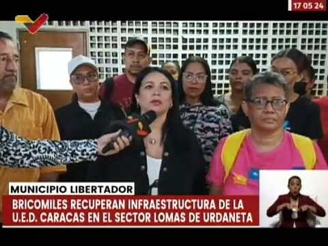 Caracas | Bricomiles rehabilitan espacios integrales de la U.E.D. Caracas