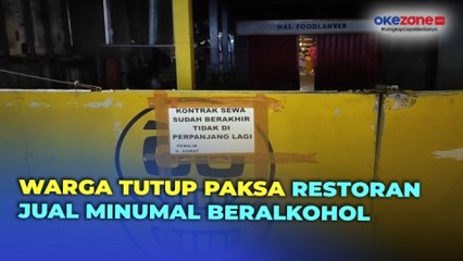 Jual Minuman Beralkohol dan Kerap Setel Musik Keras, Warga Rawa Belong Tutup Paksa dan Gembok Restoran