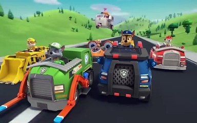 Paw patrol Rocky's garage Rocky Helps Chase