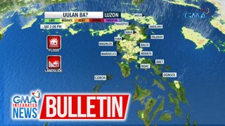 Asahan pa rin ang pag-ulan sa malaking bahagi ng bansa ngayong araw | GMA Integrated News Bulletin