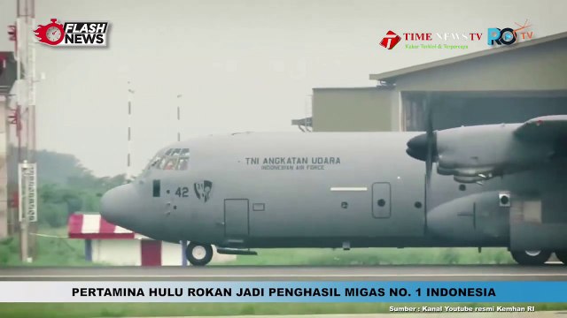 Pesawat Super Hercules C-130J Ke-4 Pesanan RI Tiba di Halim, Disambut Wakasau