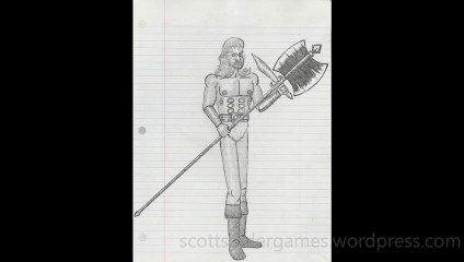 Barbarian Pencil Sketch Video #99 (05-18-2024)