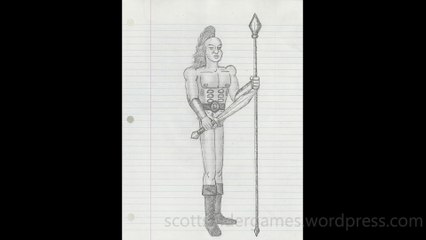 Barbarian Pencil Sketch Video #102 (05-18-2024)