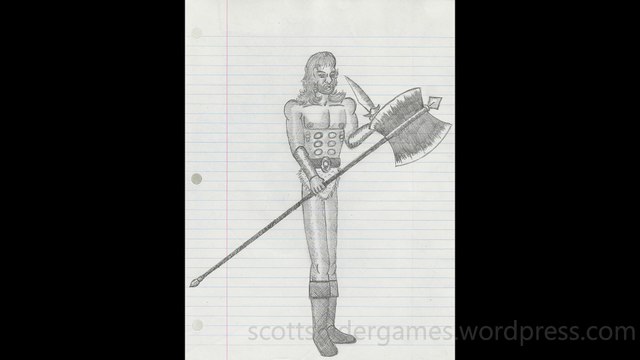 Barbarian Pencil Sketch Video #103 (05-18-2024)