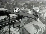 Betty Boop (1936) Training Pigeons, animated cartoon character designed by Grim Natwick at the request of Max Fleischer.