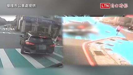 基隆市推行行人友善政策，公車司機怒按喇叭催促行人通行🚶‍♂️