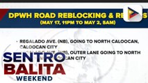 Ilang kalsada sa NCR, sarado dahil sa road reblocking at repairs ng DPWH