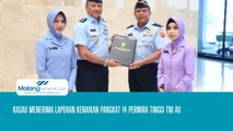 Kasau Menerima Laporan Kenaikan Pangkat 14 Perwira Tinggi TNI Angkatan Udara
